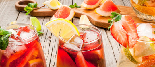 cocktails et recettes gastronomiques