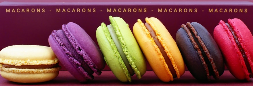 Achat de macarons